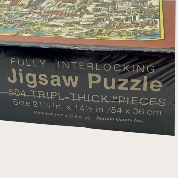 Dallas City Character Jigsaw Puzzle 504 Pieces Buffalo Games New - Picture 4 of 4